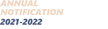 Annual Notification 2021-2022